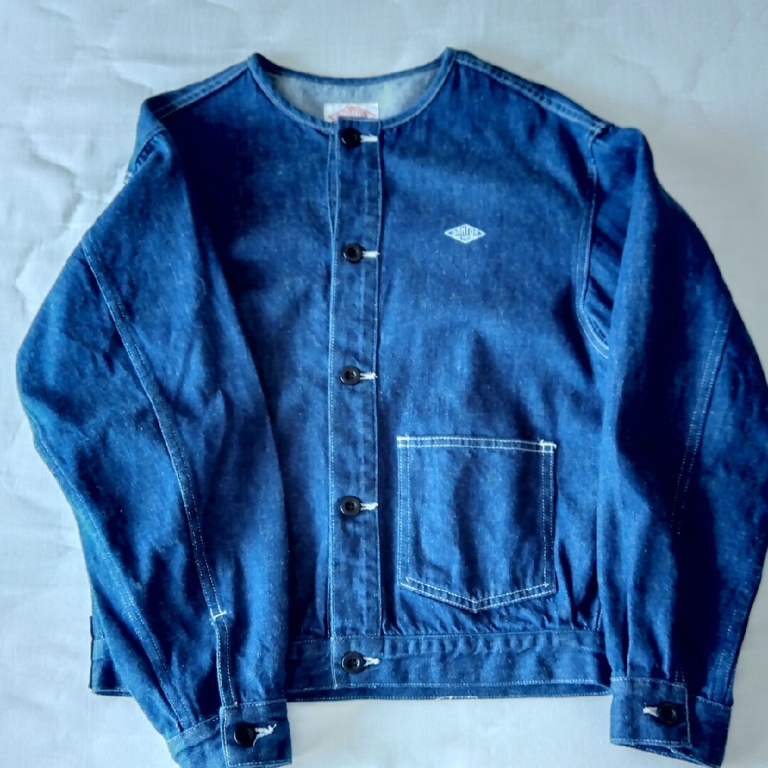 DANTON - DANTON デニムノーカラージャケットの通販 by ぼのぼの's