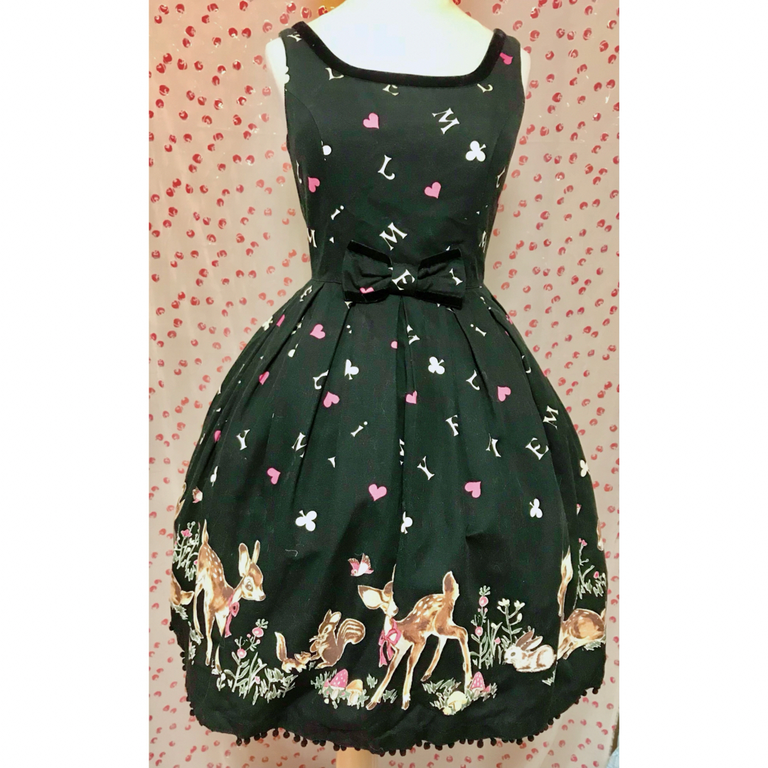 Emily Temple cute - エミリーテンプルキュートバンビ柄JSKワンピース