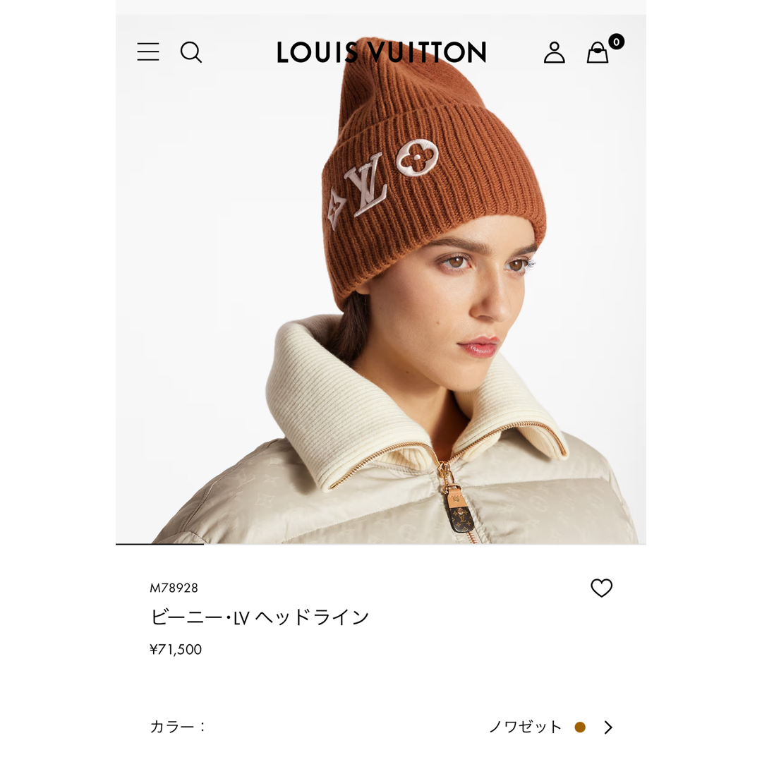 LOUIS VUITTON - ルイヴィトン ニット帽の通販 by m's shop｜ルイ