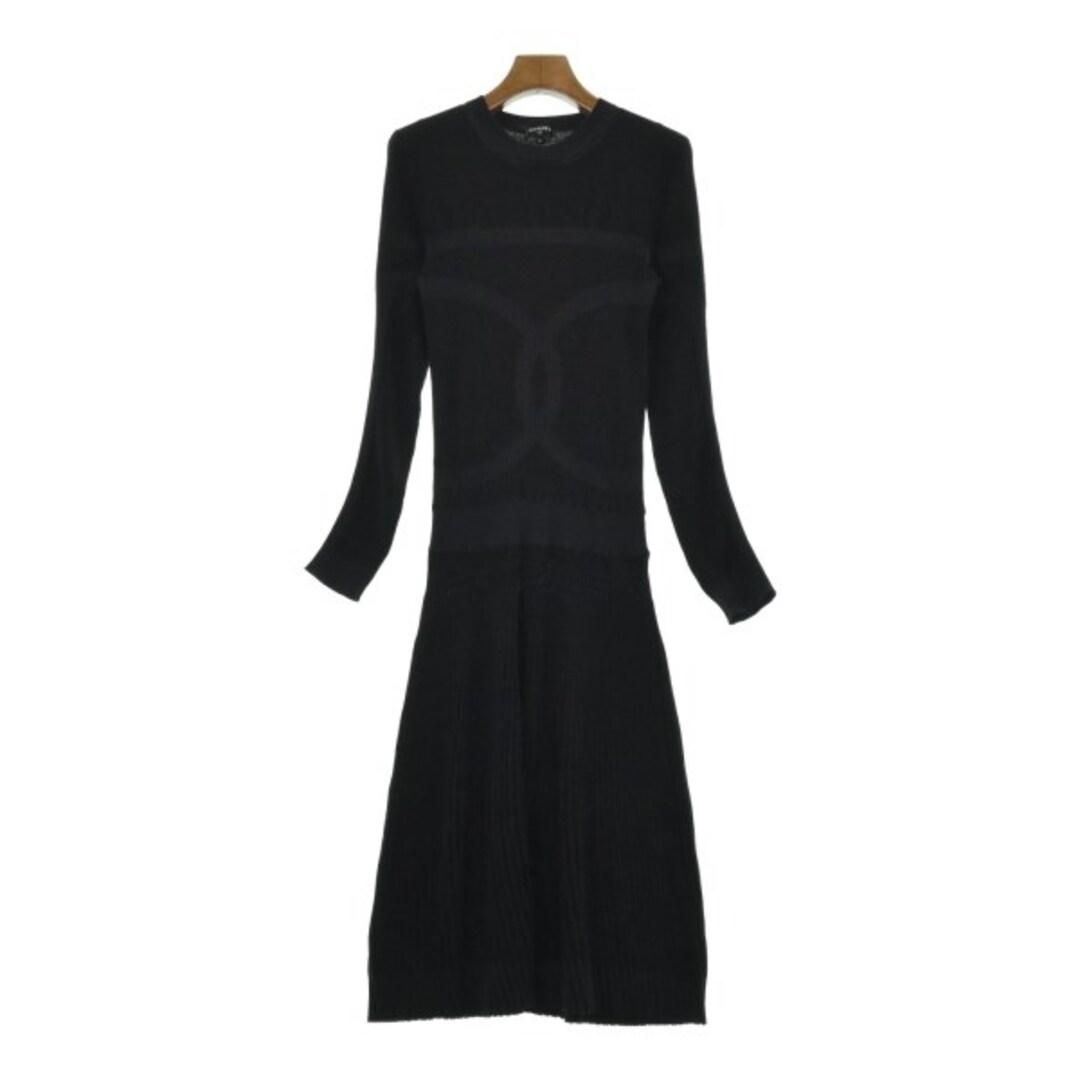 CHANEL - CHANEL シャネル ワンピース 38(S位) 黒 【古着】【中古】の