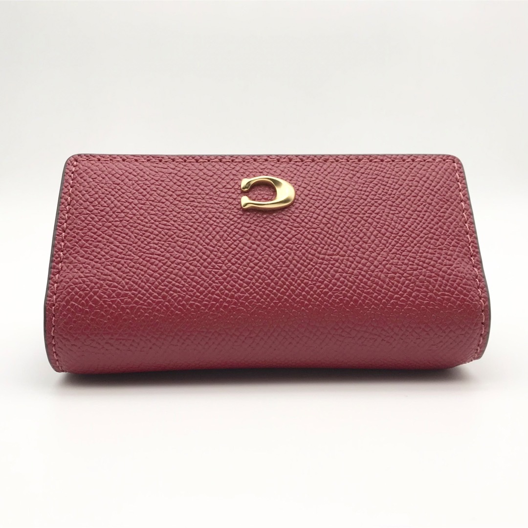 COACH - COACH ☆大人気☆ 6リング キーケース レッド クロスグレイン