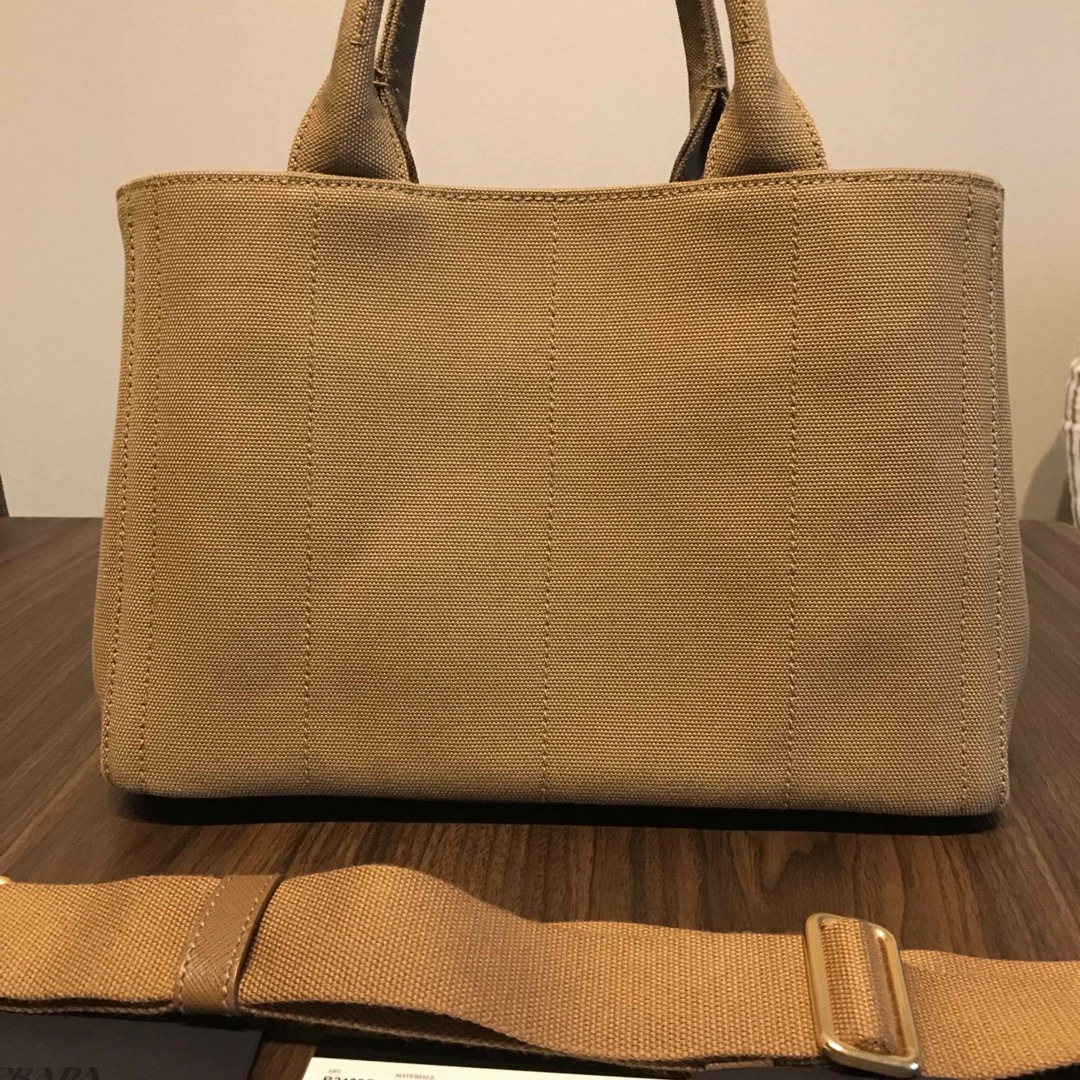 PRADA - 美品PRADA カナパ ビジューSサイズ2wayショルダーハンドバッグ