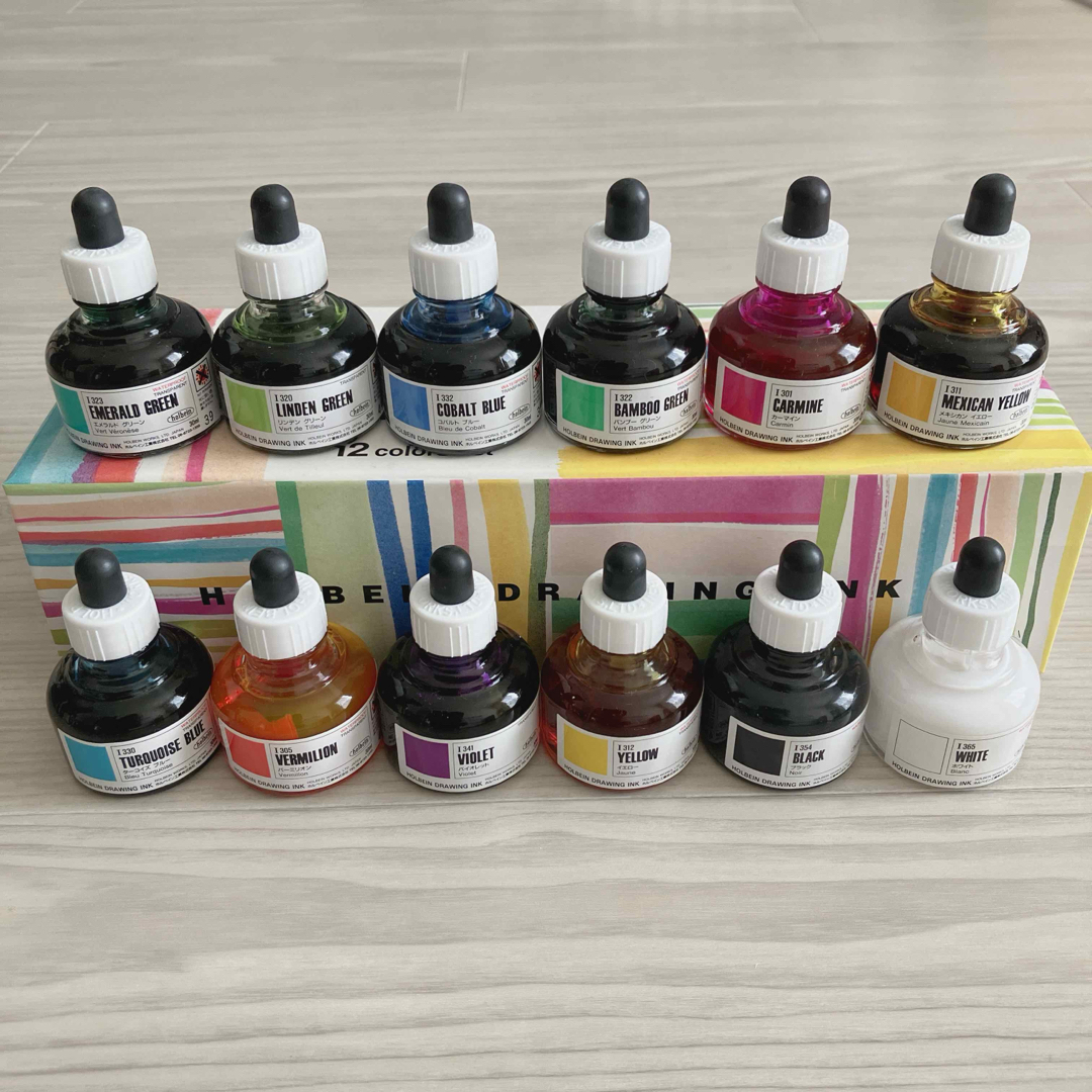 ホルベイン工業 - 【廃盤品】ホルベイン / ドローイングインク12色