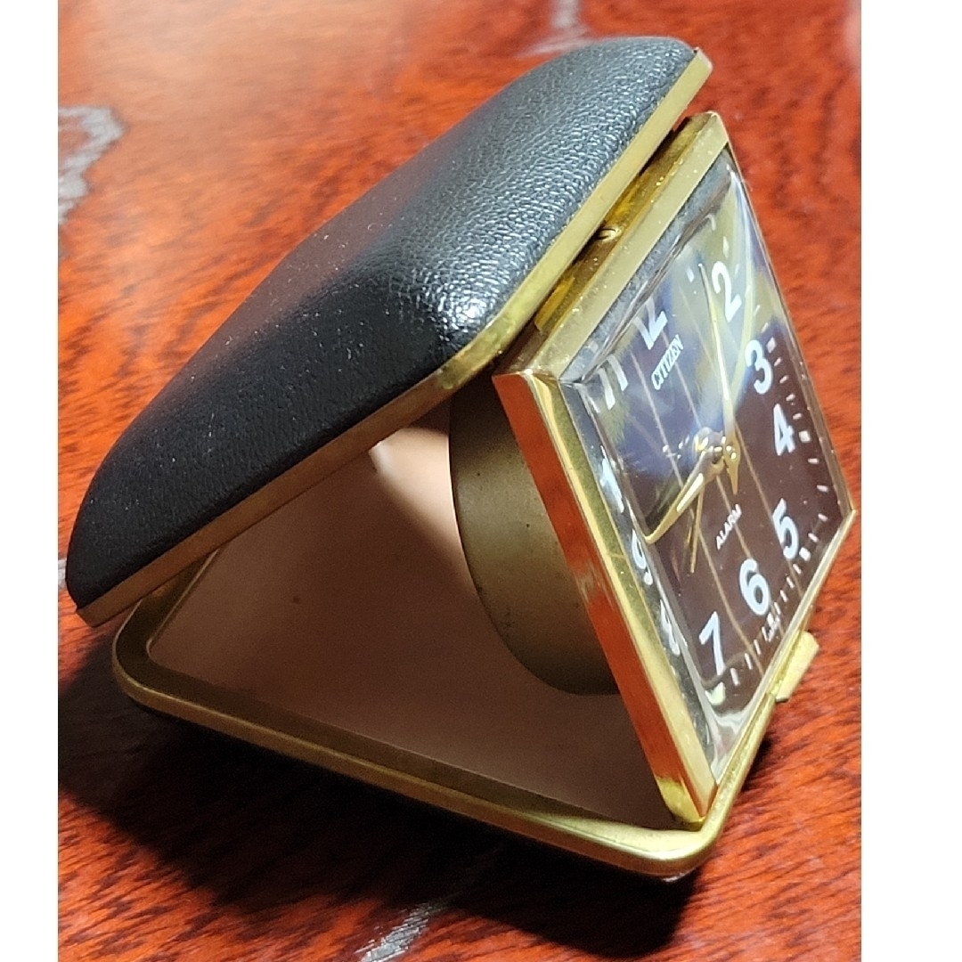 CITIZEN - 【昭和レトロ】 シチズン 手巻き式トラベル時計 アラーム