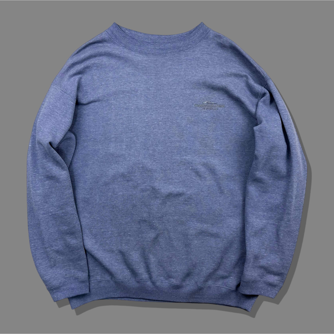 QUIKSILVER - 90s クイックシルバー スウェットシャツ ヘザーネイビー