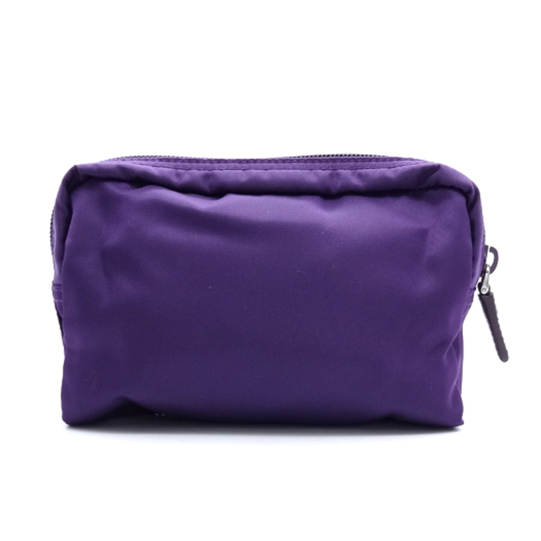 PRADA - プラダ ナイロン ポーチ トライアングルロゴ パープル 紫