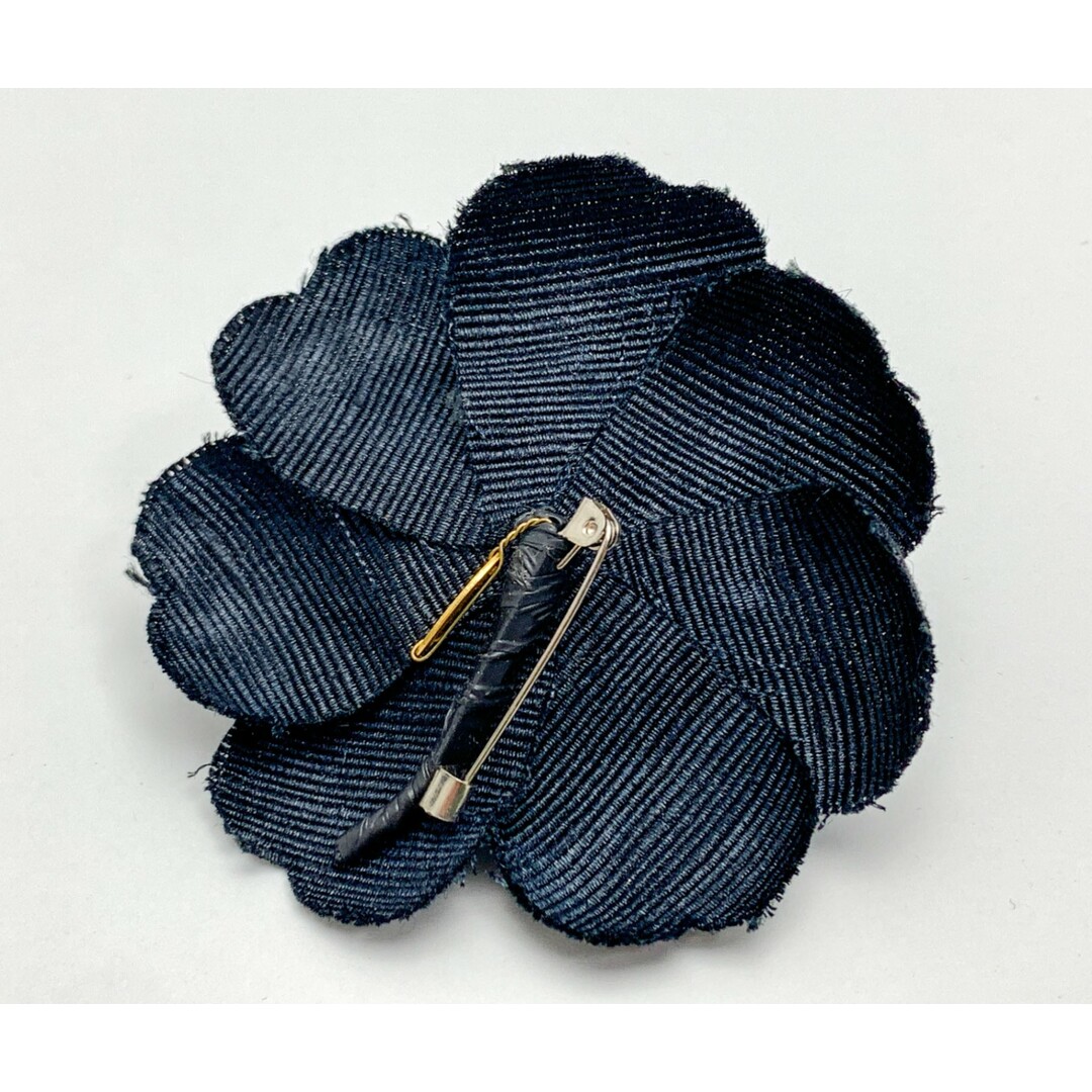 CHANEL - CHANEL シャネル デニム カメリア 花モチーフ フラワー