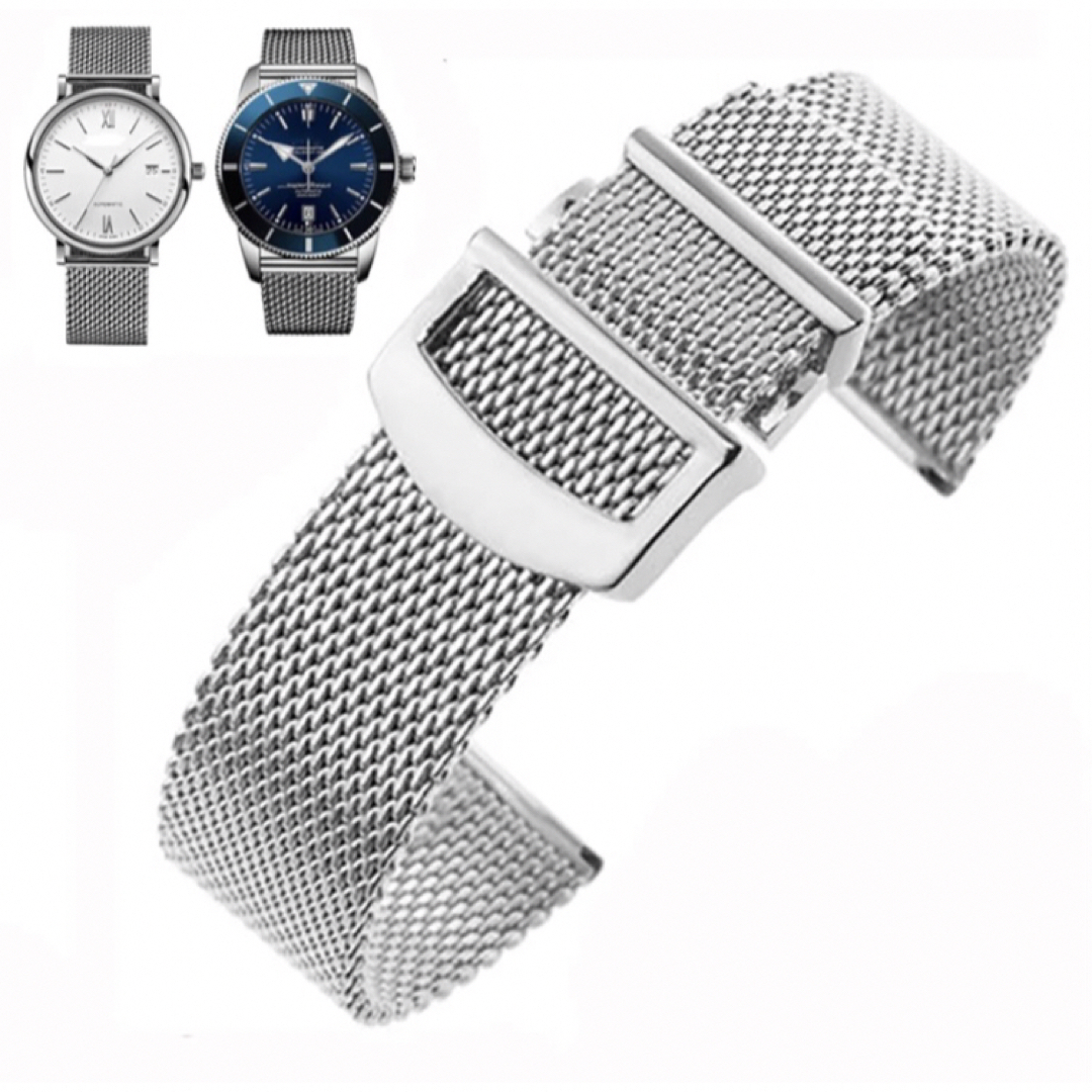 即日出荷】ミラネーゼバンド iwc ポルトギーゼ ポートフィノ用 20mm 幅