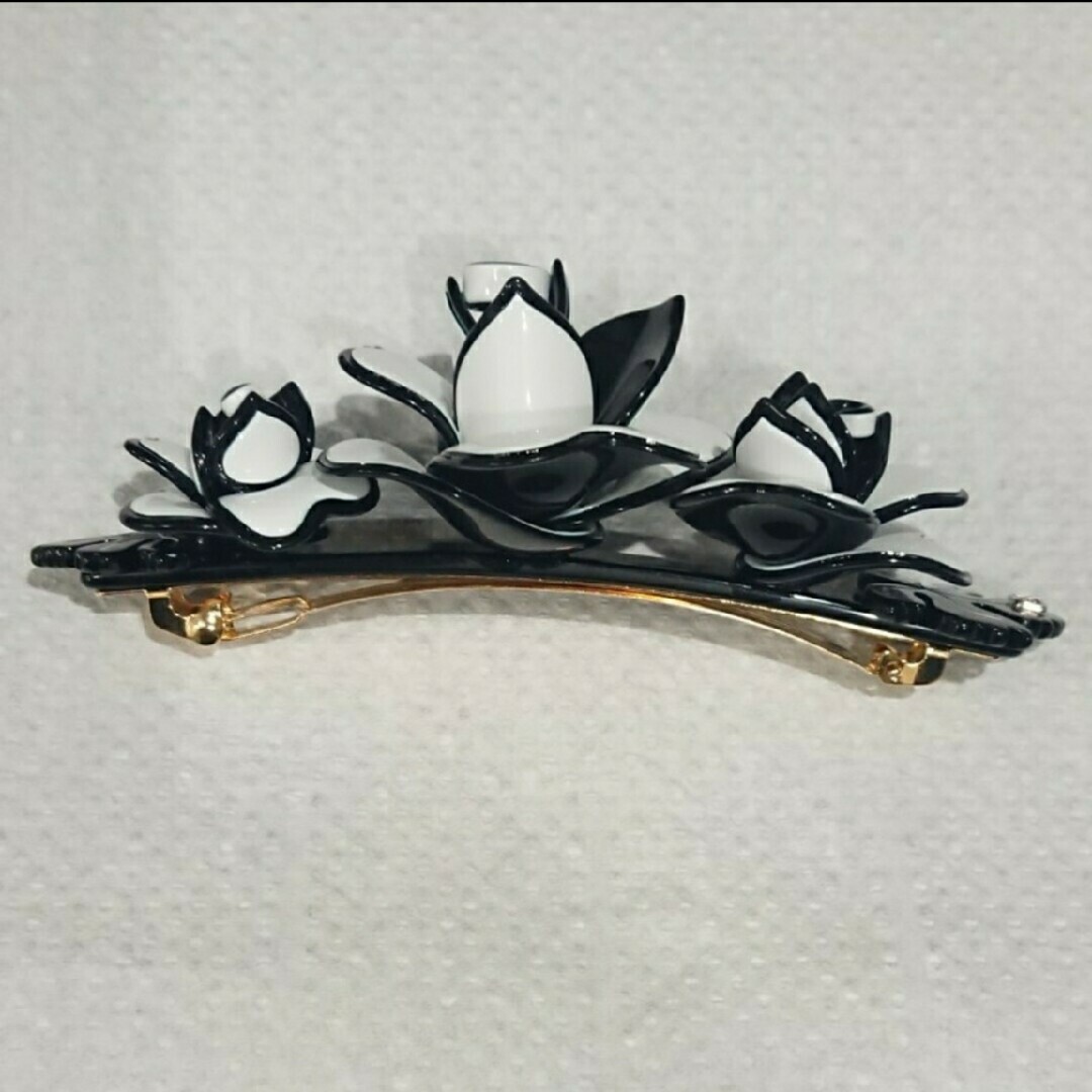 アレクサンドル ドゥ パリ 薔薇 ローズ バレッタ