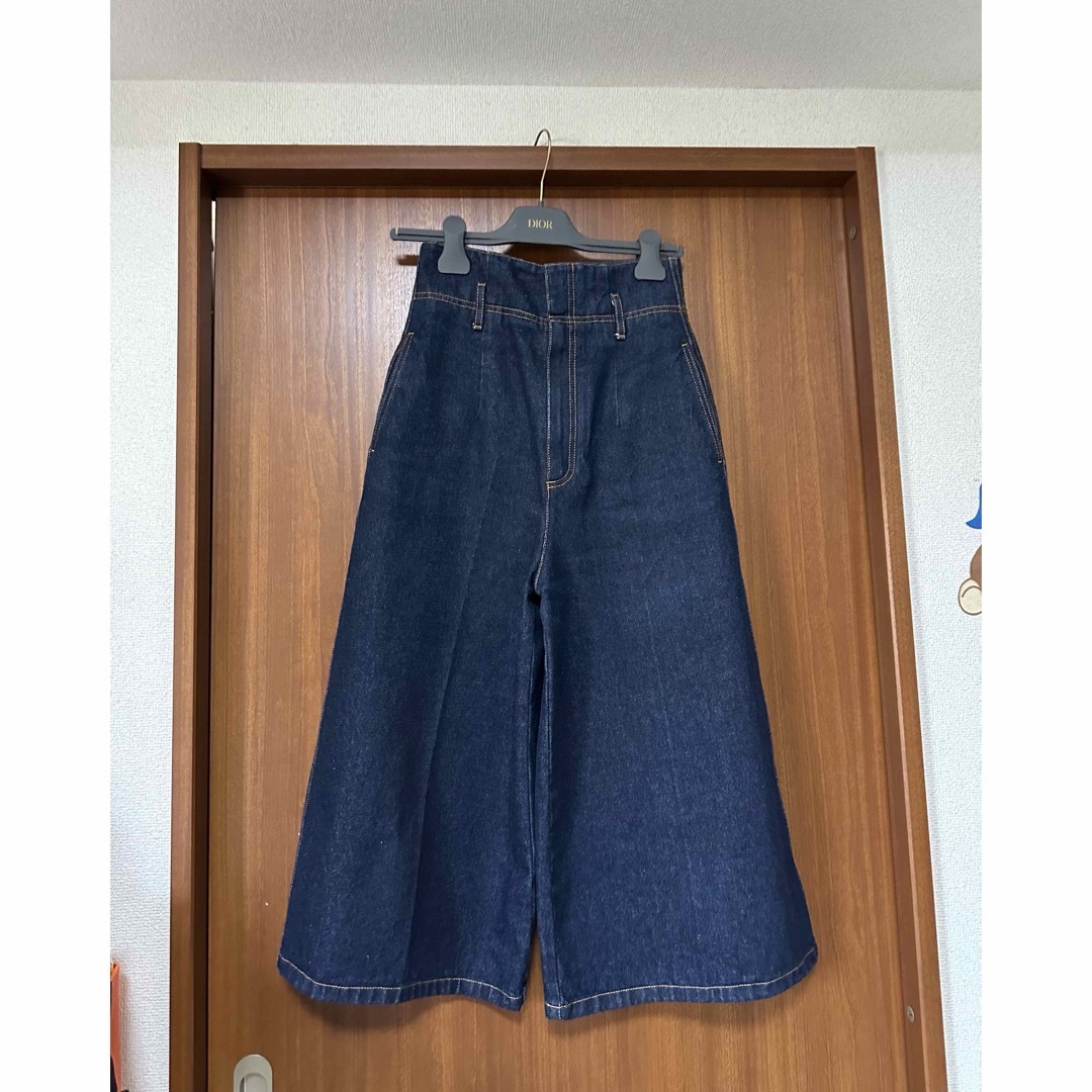 Christian Dior - デニムワイドパンツの通販 by MIRE I｜クリスチャン