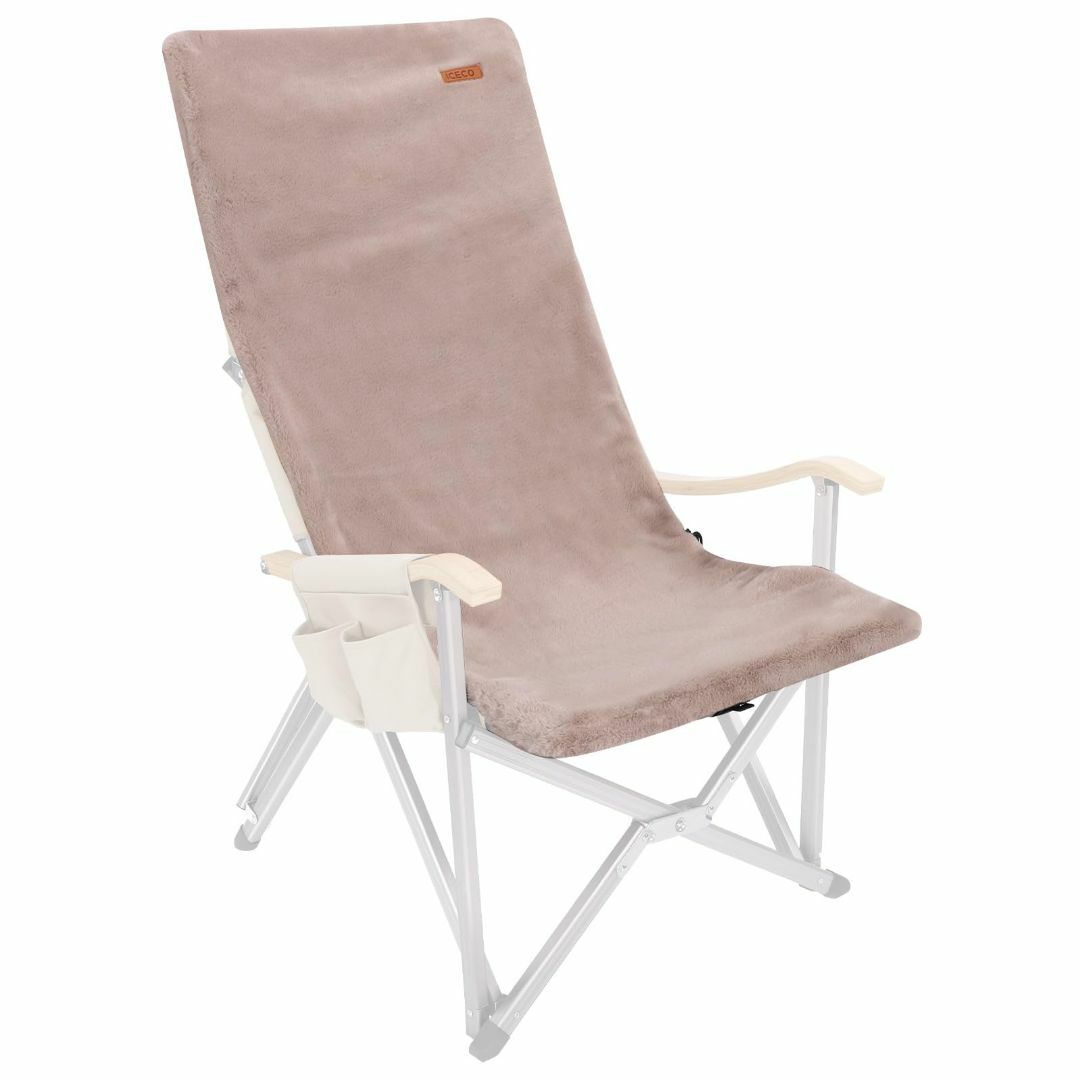 色:ラビットファー材質】ICECO アウトドアチェア クッションカバー