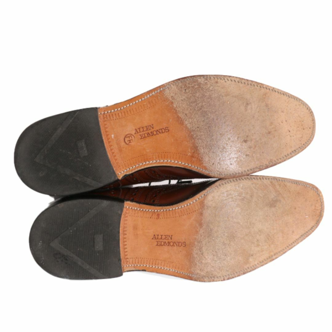 80s USA製 アレンエドモンズ ウイングチップ シューズ 10 28cm Allen