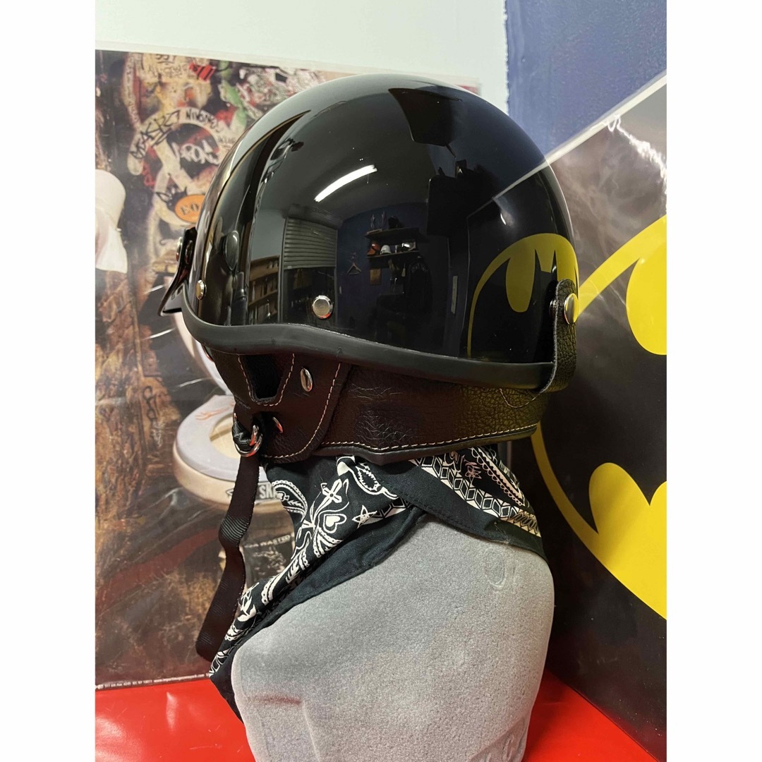 Harley Davidson - ショーティー ハーフヘルメット L 黒 ハーレー