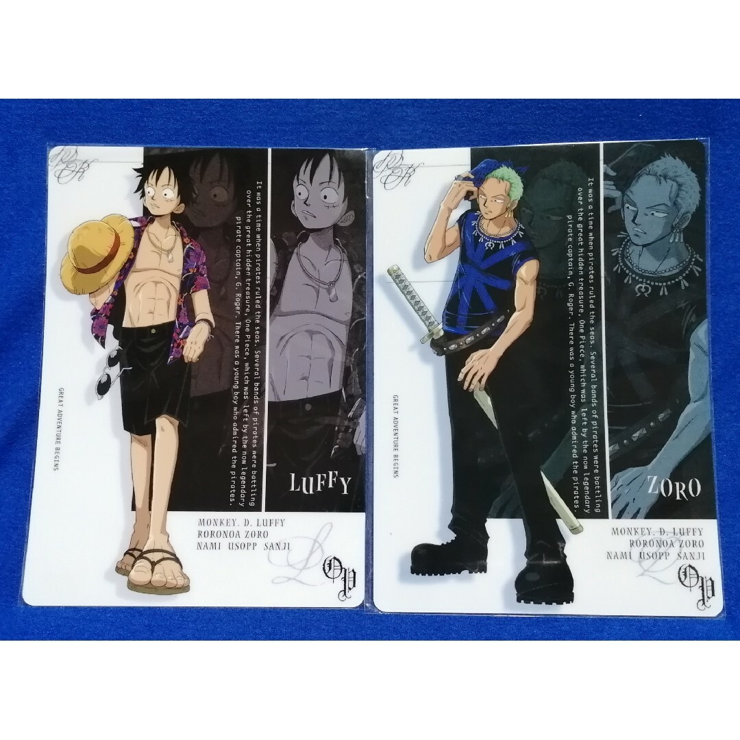 集英社 - ONEPIECE ワンピース アニメ 初期 下敷き 8枚 セットの通販