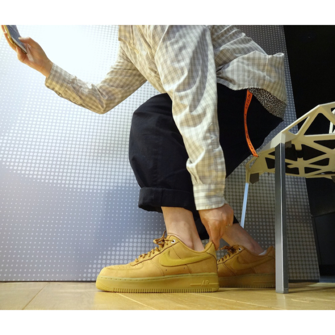 NIKE - 【早い者勝ち】ナイキ エアフォース1 ウィート 27.5㎝の通販 by