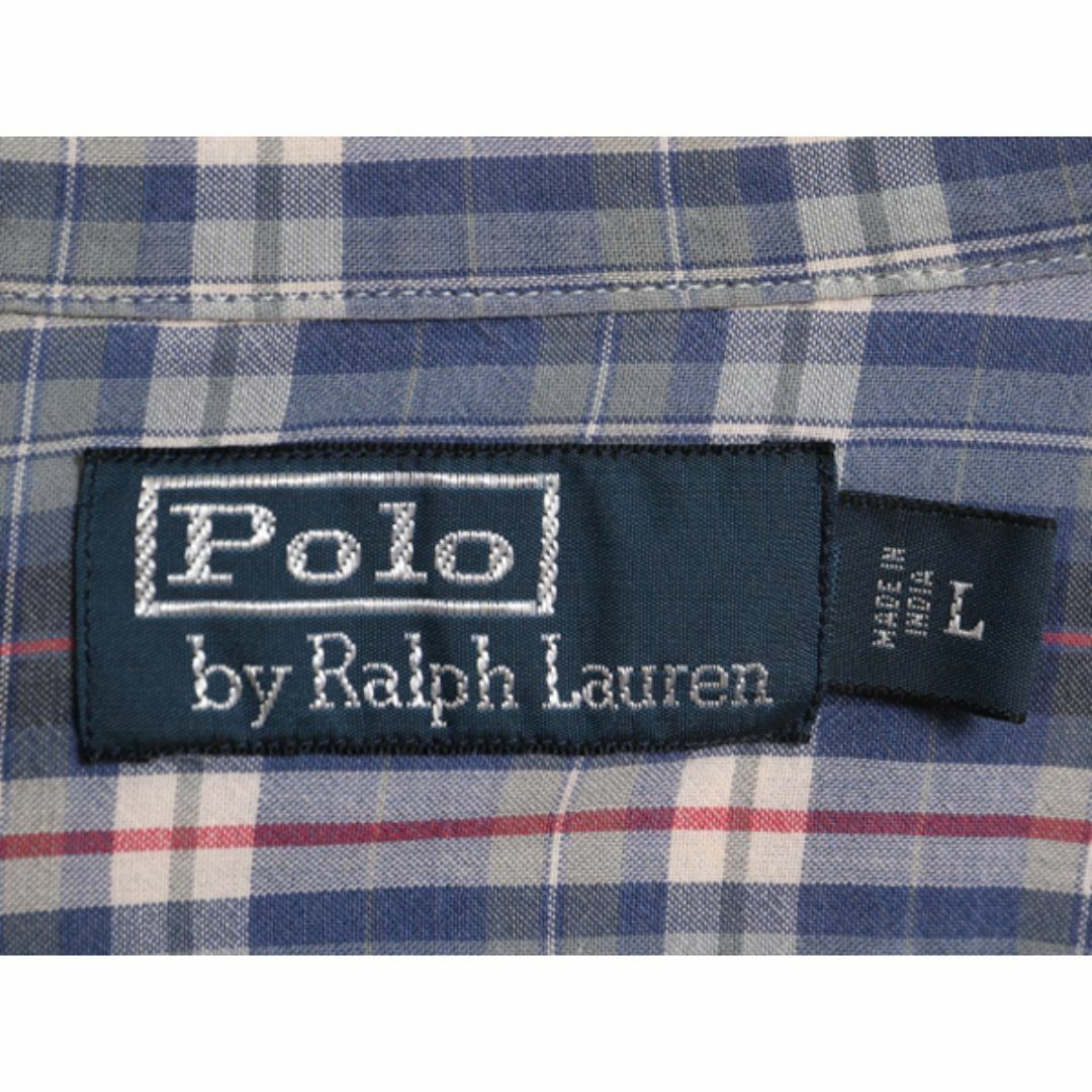 Ralph Lauren - 90s ポロ ラルフローレン チェック 半袖 シャツ メンズ