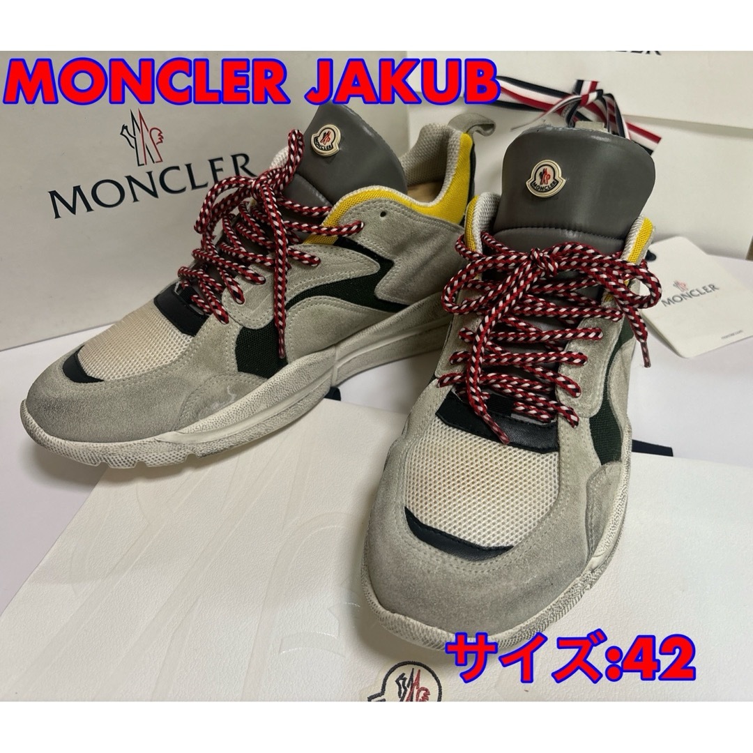MONCLER - 【ダメージ加工】MONCLER モンクレール JAKUB スニーカー