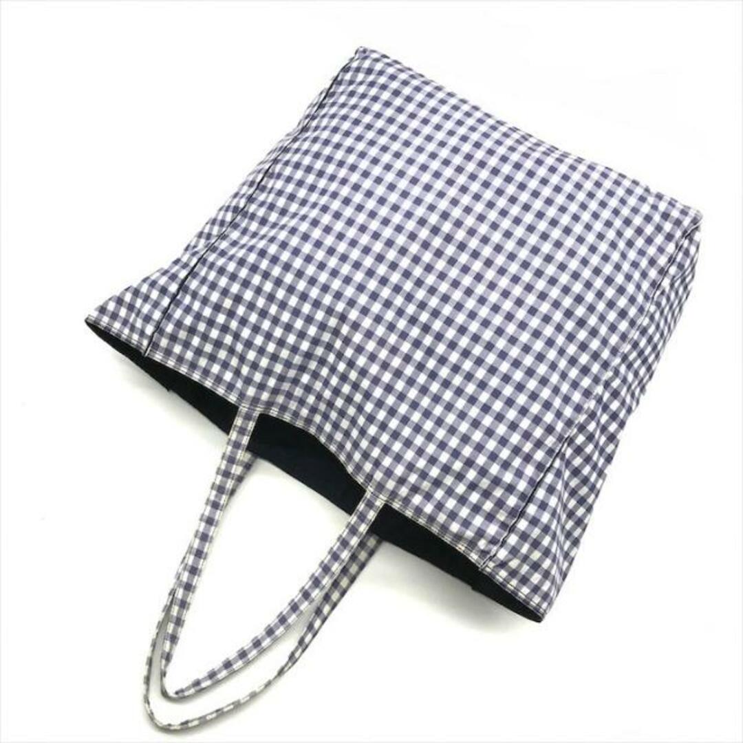 PRADA - 良品 PRADA プラダ 三角ロゴ プレート ギンガムチェック