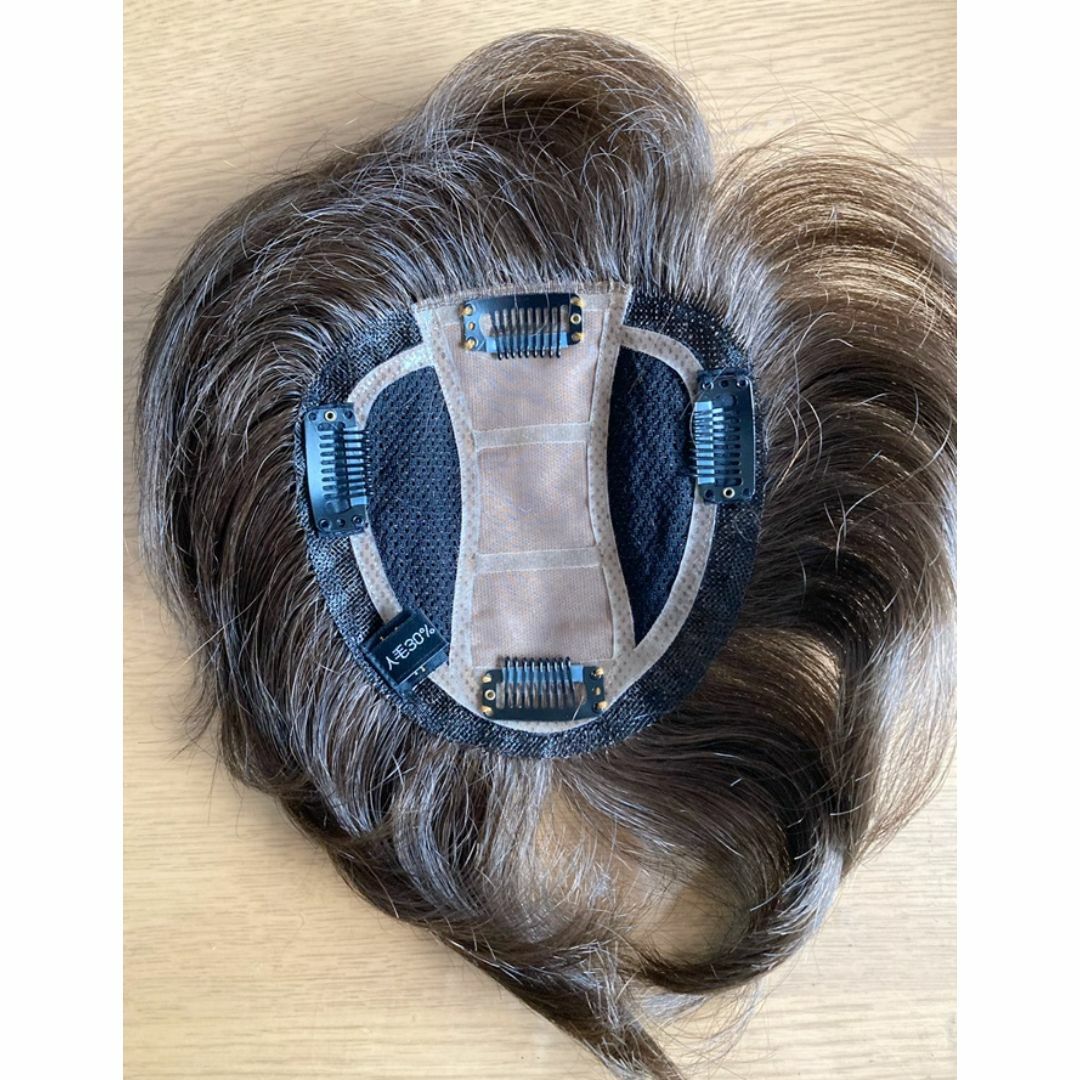 Yuki ウィッグ トップピース 専用ブラシ付き Yuki ウィッグ トップ