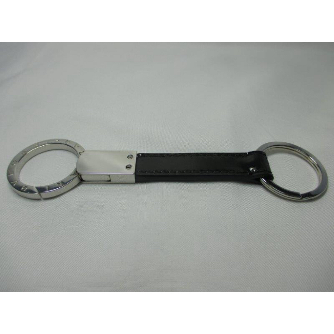 BVLGARI - 新品 ブルガリ キーリング ブラック キーホルダー 本物