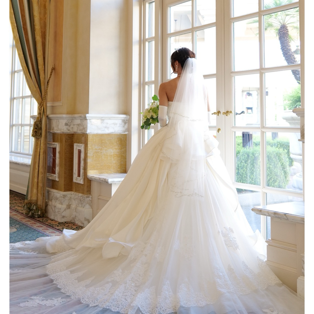 ミラコスタ ミッキーベール シルバー ショート ラメ入り