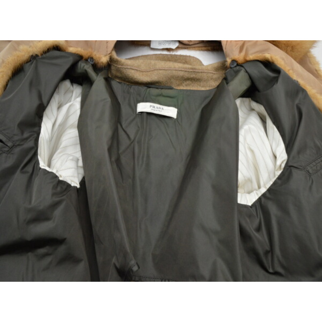 PRADA - プラダ PRADA ミンクファー 毛皮 コート ビジュー ロング