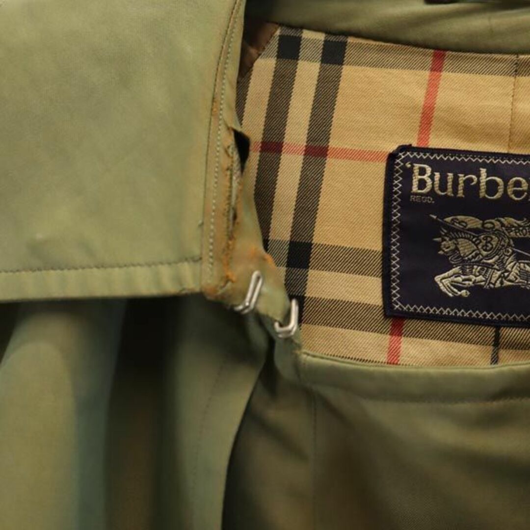 BURBERRY - バーバリーズ 80s 90s オールド トレンチコート L カーキ