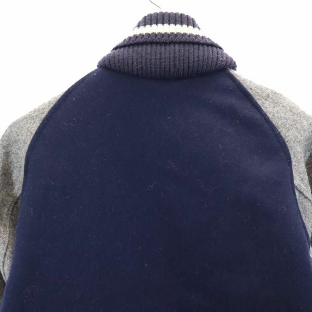 SKOOKUM - スクーカム USA製 ボタン スタジャン 30 ネイビー×グレー