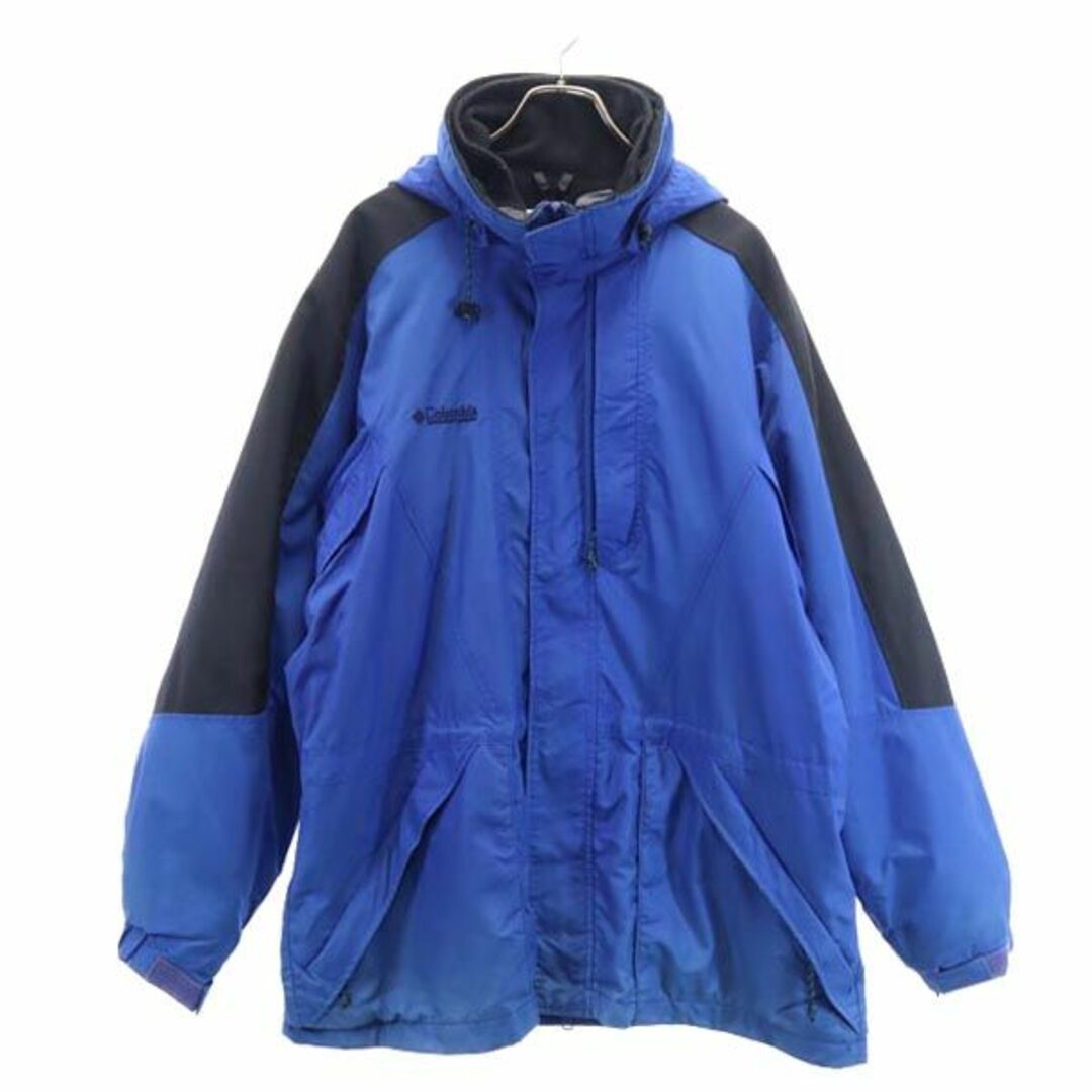 Columbia - コロンビア 3WAY ナイロンジャケット LL 青 Columbia 中綿
