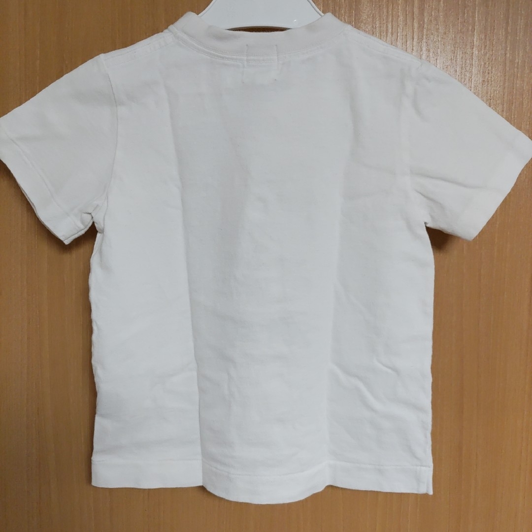 A BATHING APE - STUSSYエイプTシャツBAPEKIDS110cm白A BATHING APEの