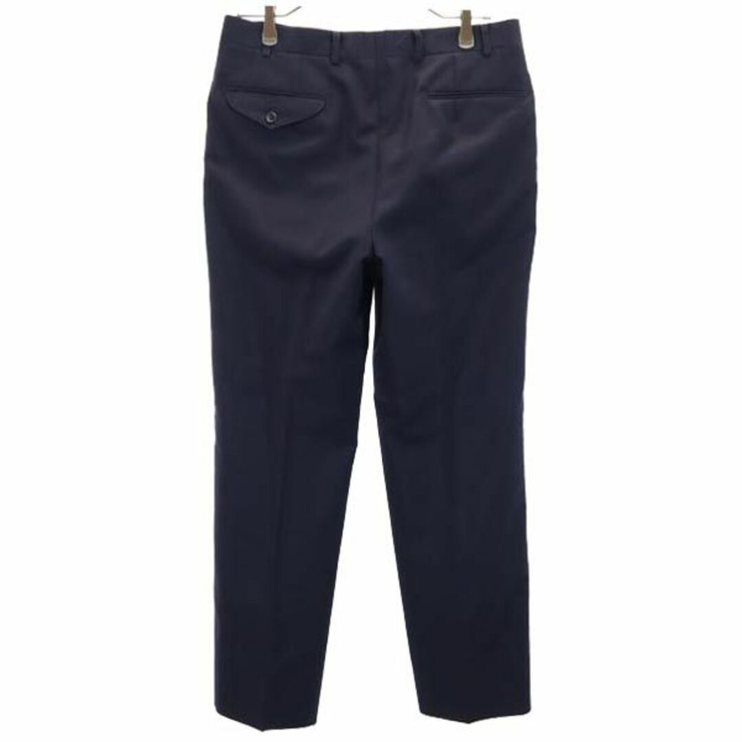 BURBERRY - バーバリーズ 90s ウール スラックスパンツ 79 ネイビー