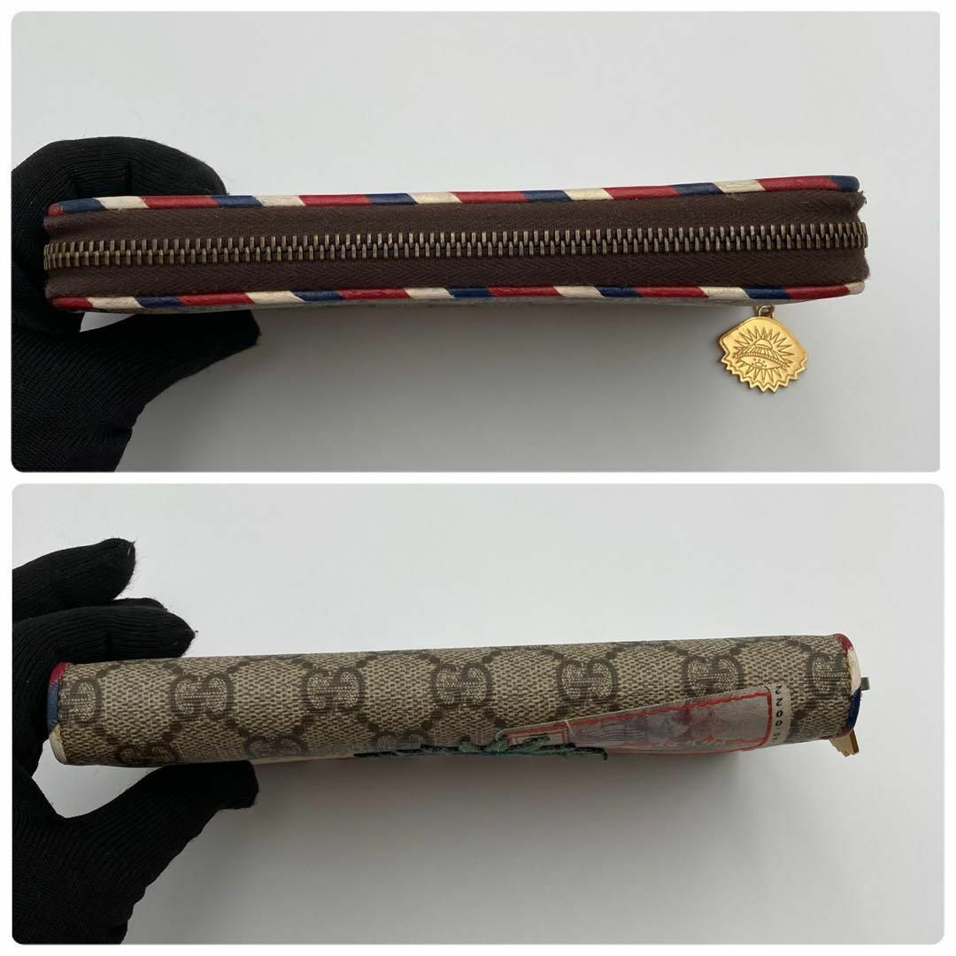 GUCCI - 極美品✨グッチ 長財布 ナイトクーリエ UFO タイガー PVC GG柄