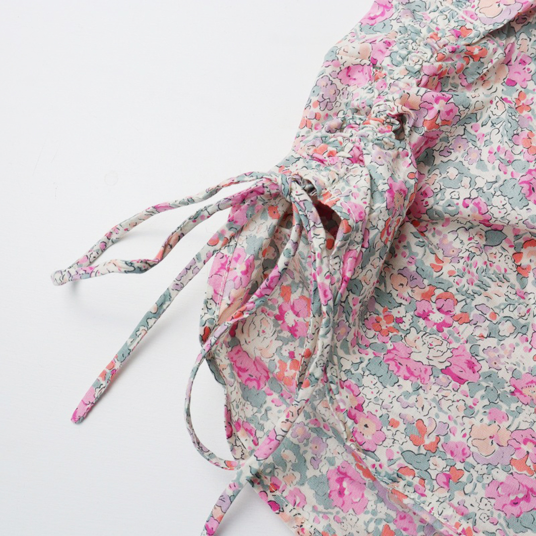 Hug O War - ハグオーワー Hug O War リバティプリントブラウス/ピンク