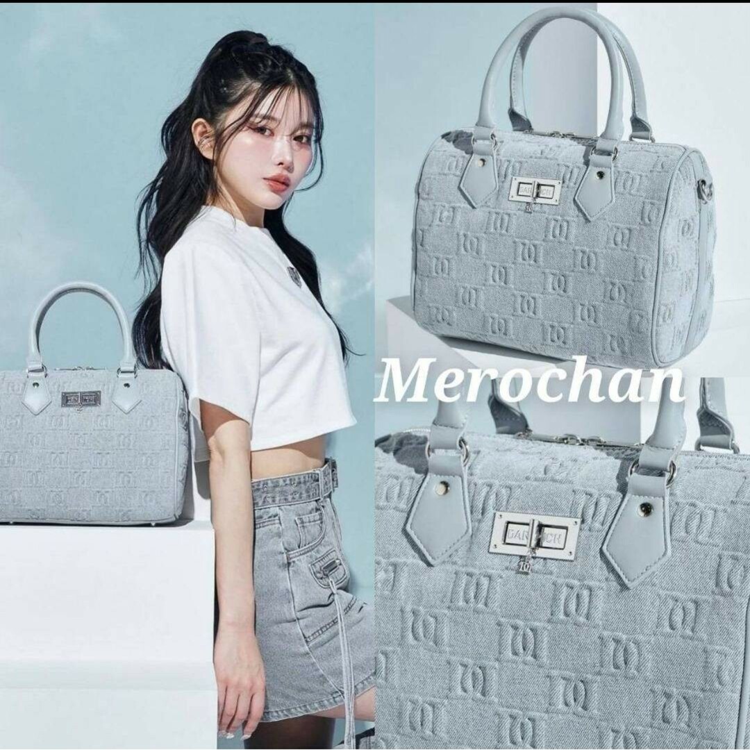 ダーリッチ エンボスロゴデニムボストンバッグ ノベルティ