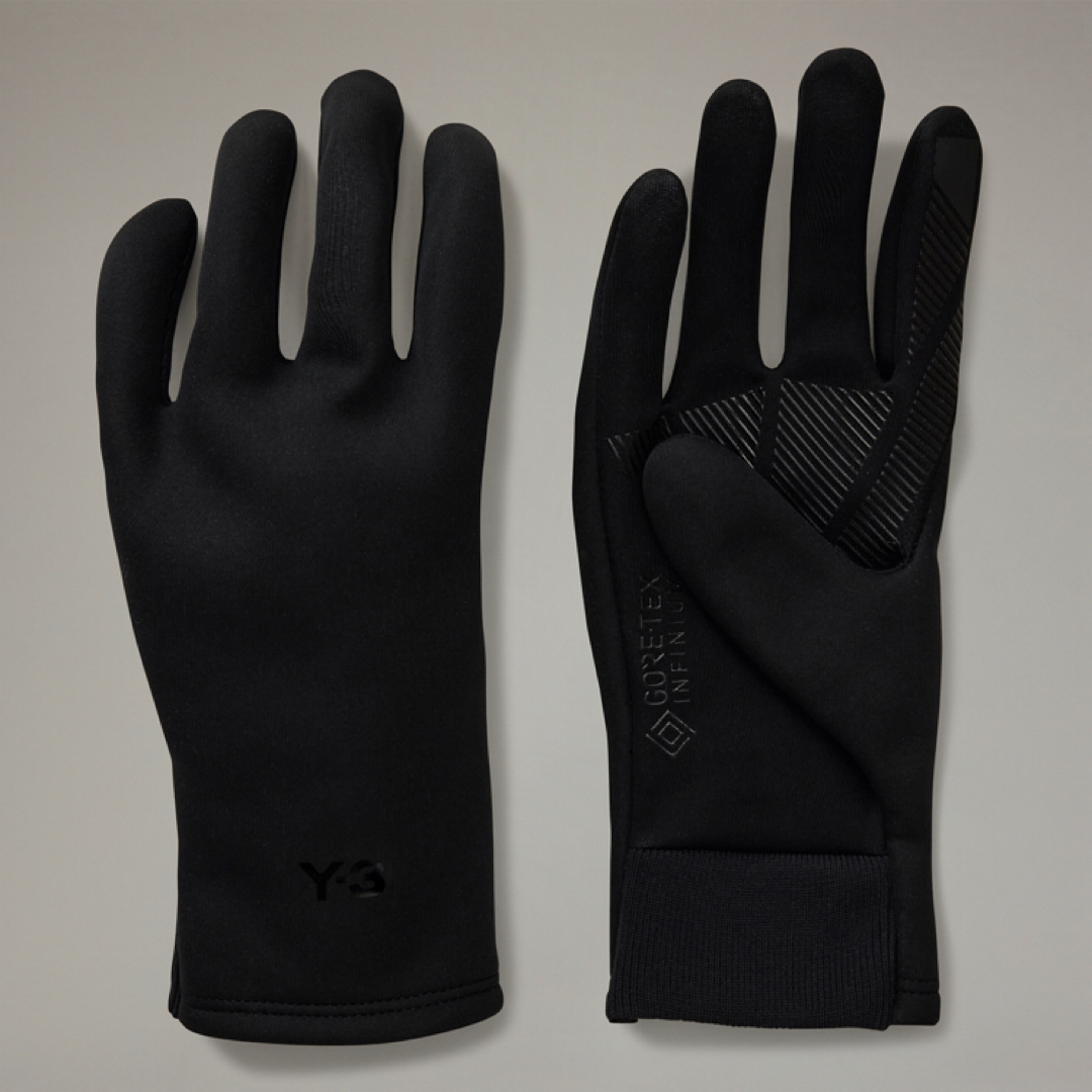Y-3 - ◇ Y-3 ロゴ GORE-TEXグローブ スマホ対応手袋 ブラックM ◇の
