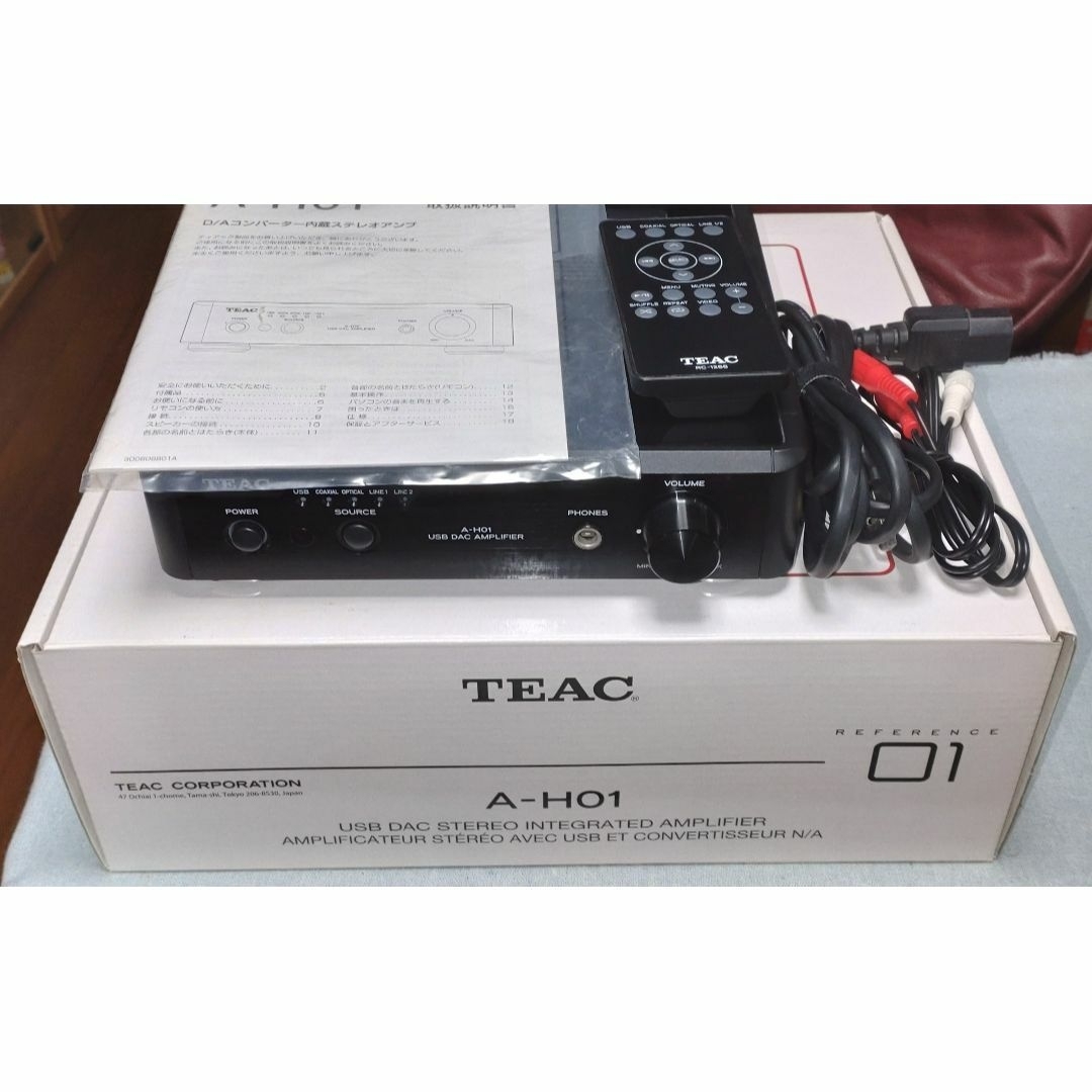 TEAC A-H01 D/Aコンバーター内蔵ステレオアンプティアックTEAC○A-H01