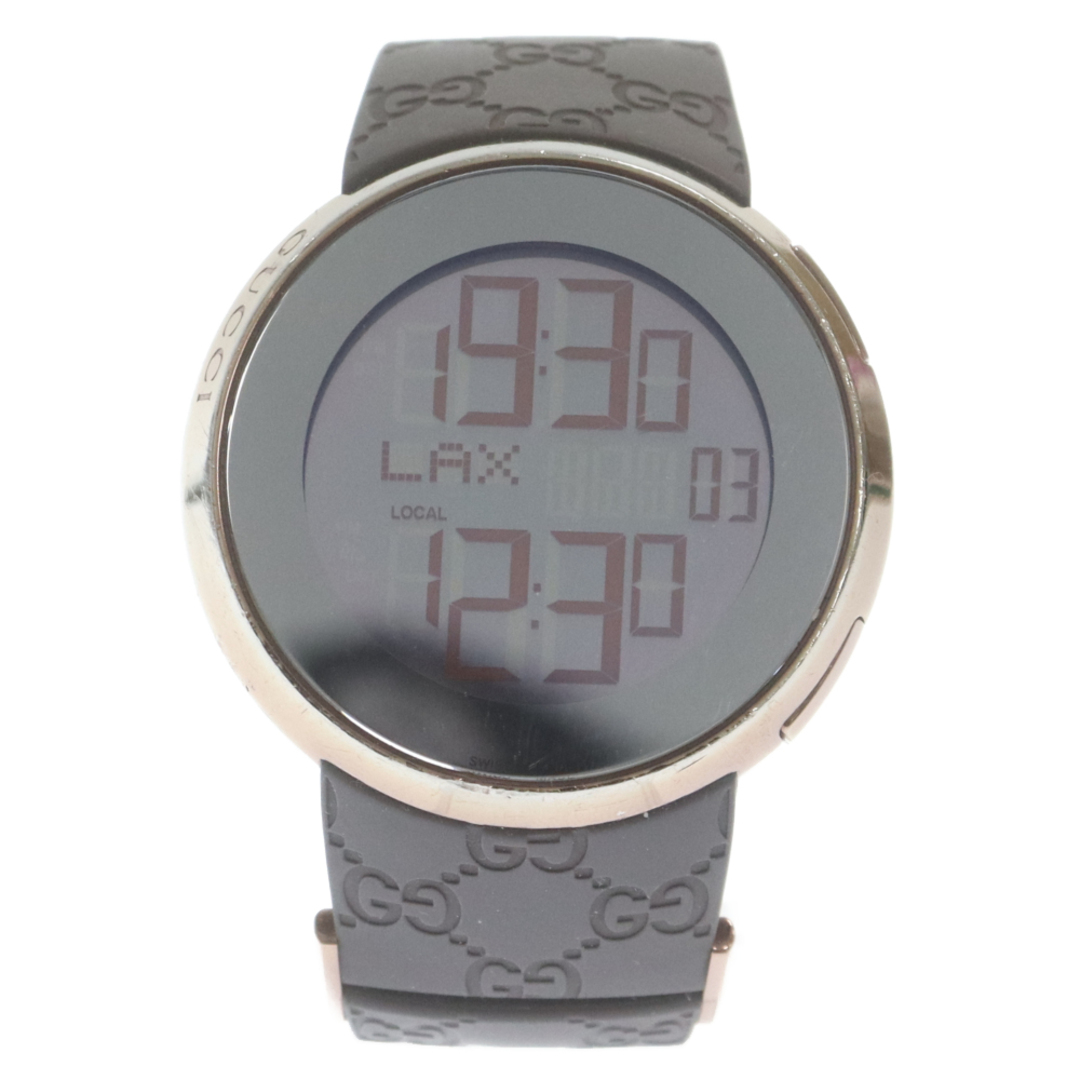 GUCCI - GUCCI グッチ アイグッチ iグッチ ワールドタイム ラバー