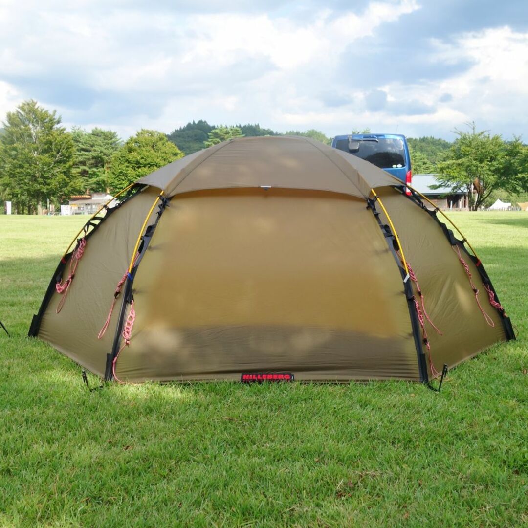 美品 ヒルバーグ HILLEBERG ALLAK2 サンド フットプリント付 アラック2