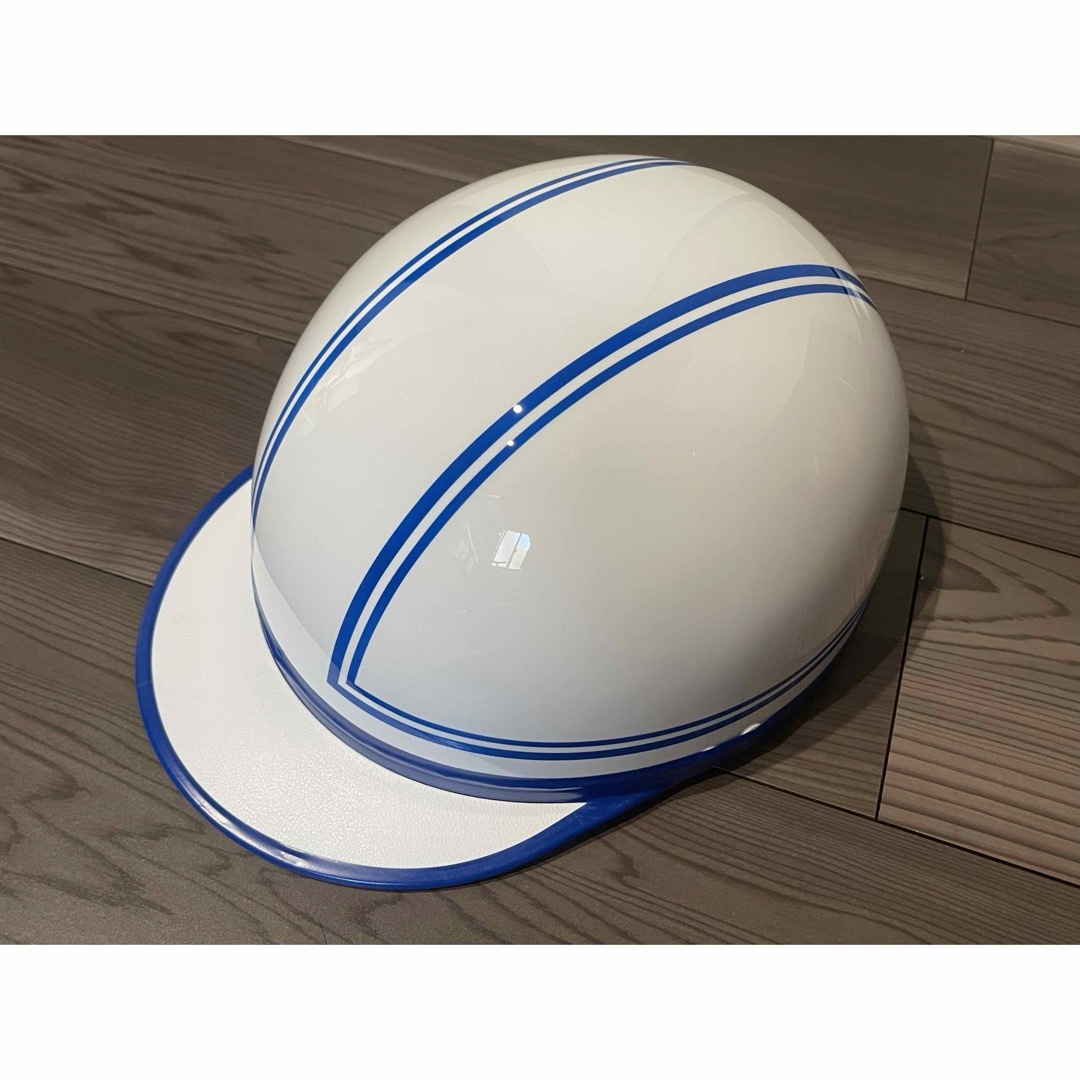 青白 コルク半 ヘルメット の通販 by paint｜ラクマ