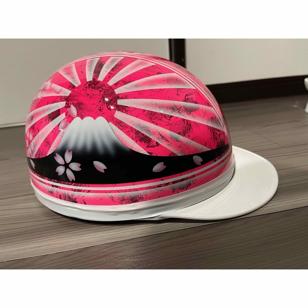 6 コルク半 鏡面仕上げ 蛍光ピンク 蓄光塗料 富士日章 桜 桜花 6