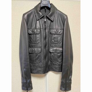 DIOR HOMME - Dior Homme ディオールオム レザージャケット 44の通販