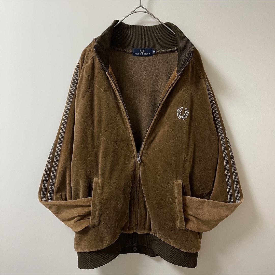 FRED PERRY - 美品ベロア】フレッドペリー刺繍トラックジャケット古着