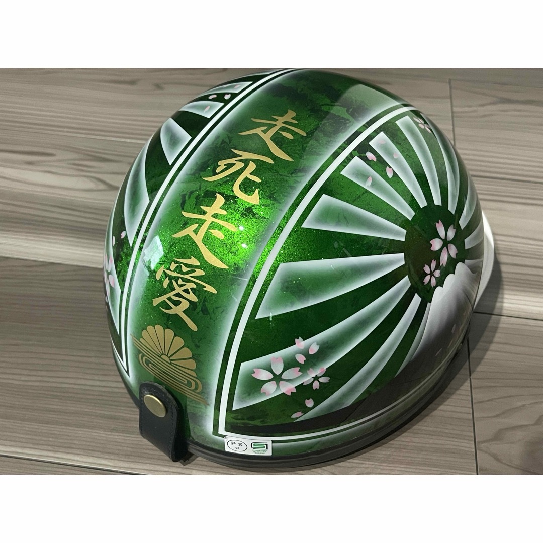桜吹雪 富士日章 コルク半 ヘルメットの通販 by paint｜ラクマ