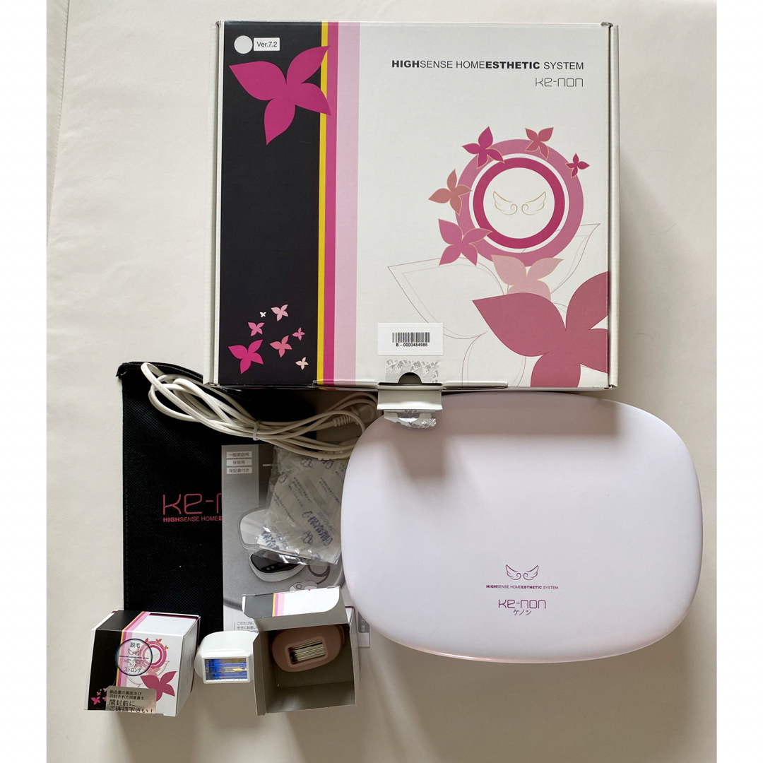 ケノン Ver.7.2カートリッジ3点 脱毛器 kenon 本体 ケノン Ver.7.2