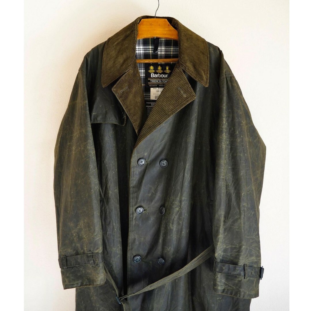 Barbour - Barbour トレンチコート デッドストック 90s セージの通販