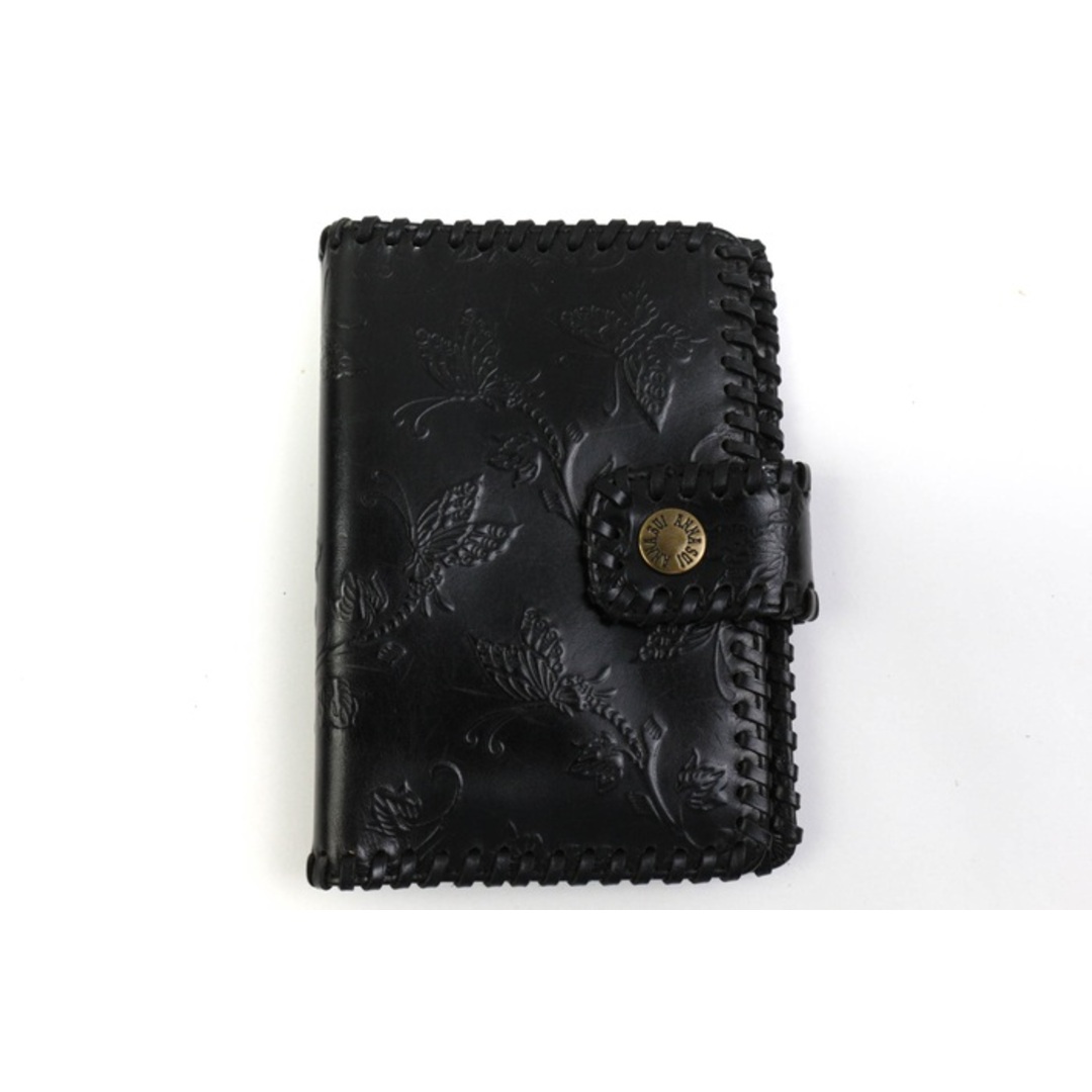 ANNA SUI - アナスイ 手帳カバー 手帳ケース 本革 レザー 蝶 文房具