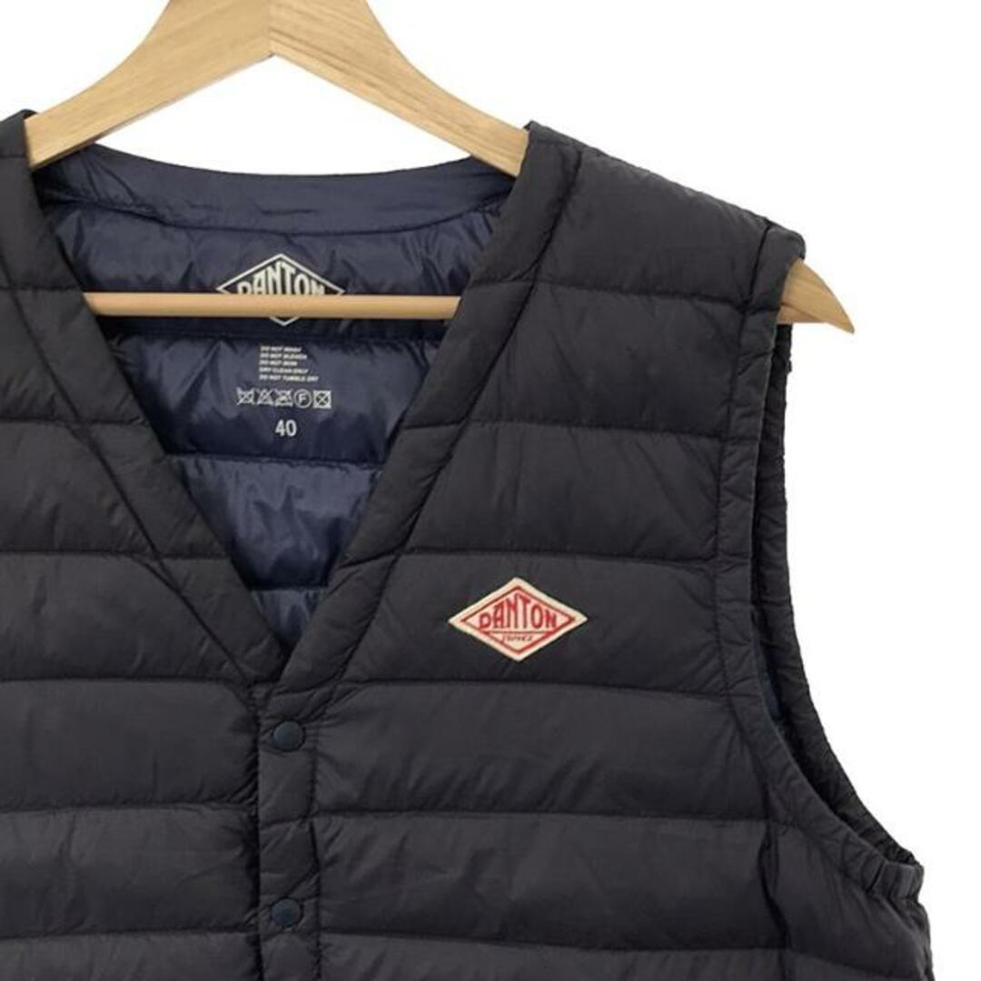 DANTON - DANTON / ダントン | インナー ダウンベスト | 40 | ネイビー