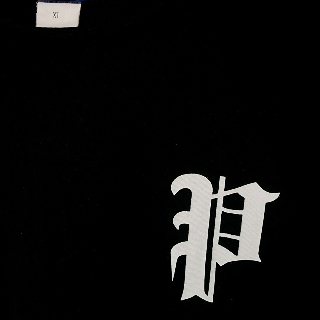 PHATRNK ファットランク Tシャツ ブラック Pロゴ バックロゴ ゆるだぼ