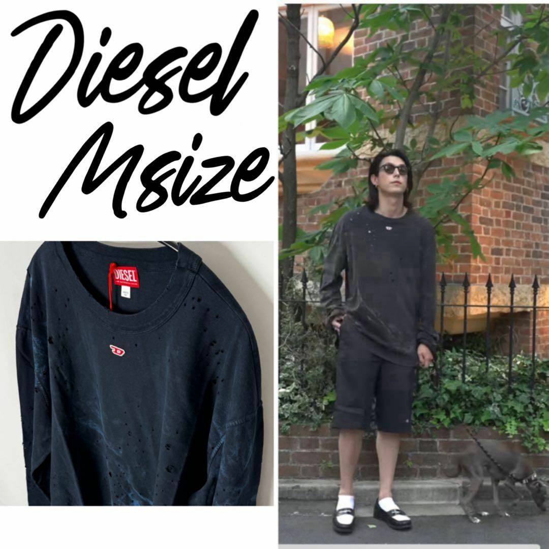 モーガン蔵人着用diesel t-crane Ls-N2 ネイビー