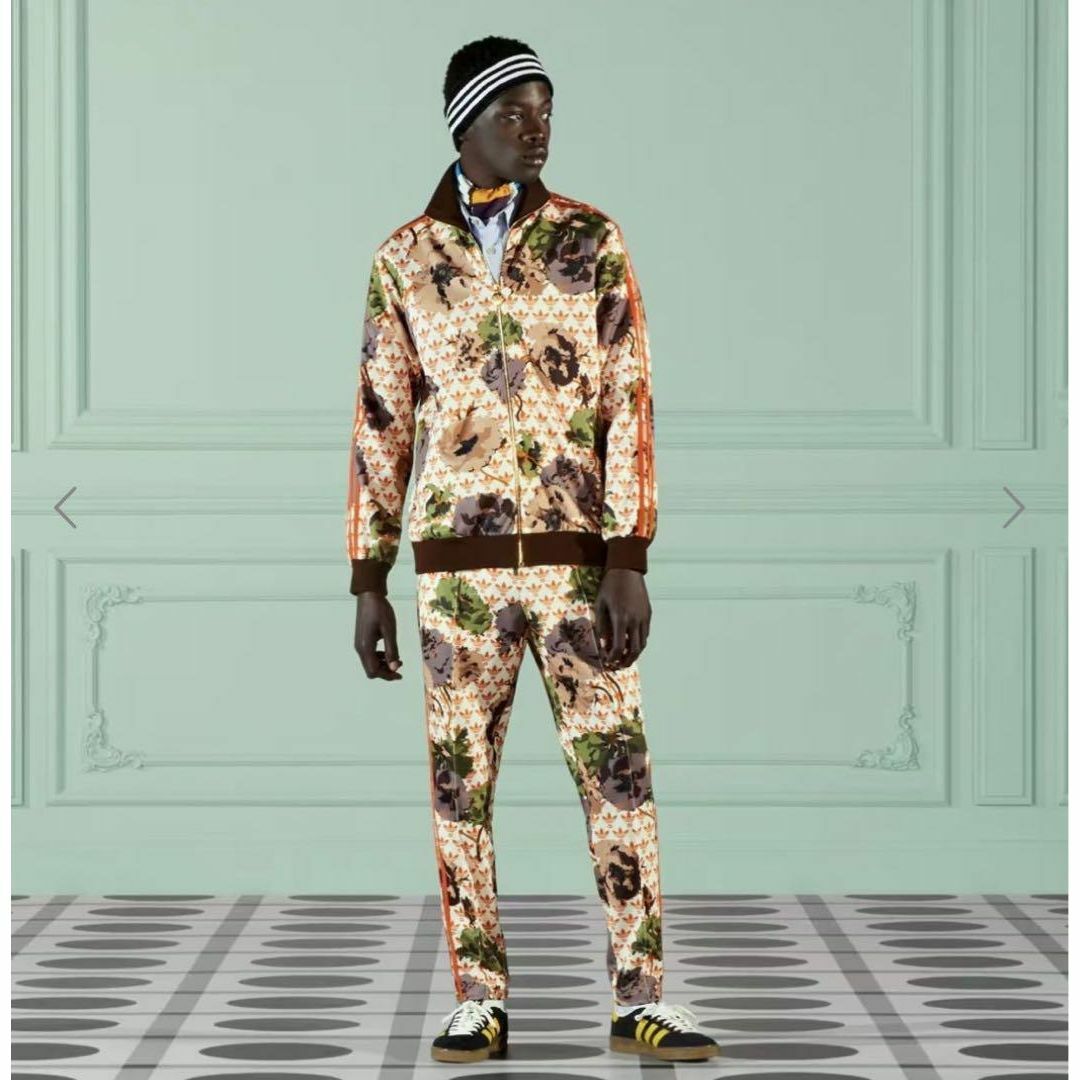 GUCCI - 【新品】adidas×GUCCI セットアップ ジャージ上下 花柄 XSの